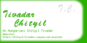 tivadar chityil business card